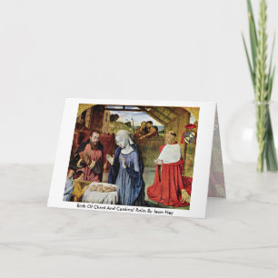Cartão Nascimento Do Cristo E Rolin Cardeal Por Jean Ei