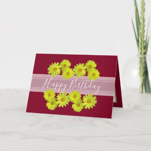 Cartão Nascimento Vermelho da Flor Bonito Floral Buquê