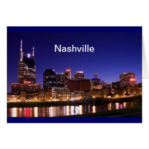 Cartão Nashville Skyline