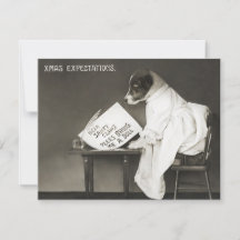 Natais vintages Cão Cachorro Cachorro Humor