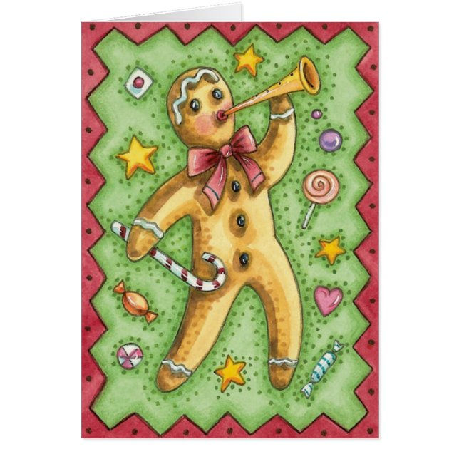 Cartão Natais vintages Obrigado (Frente)