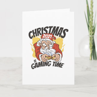 Cartão Natal 2021 É Hora de Jogar - Gamer