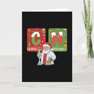 Cartão Natal 67 Meme Ciência Química Humor Periódico