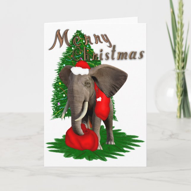 Cartão Natal Africano (Frente)