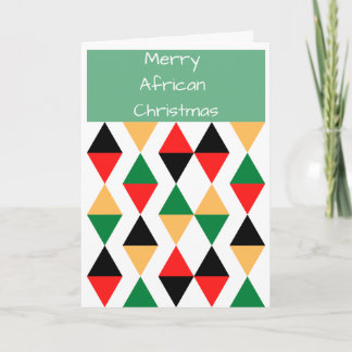 Cartão Natal Africano