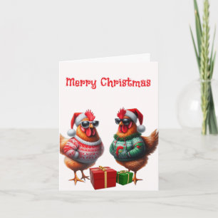 Cartão Natal Amigo Frango