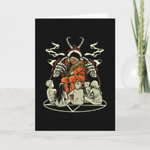 Cartão Natal assustador