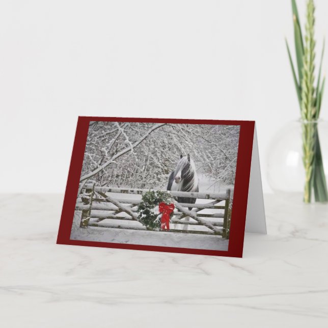 CARTÃO NATAL "ATRAVÉS DOS MILHOS" (Frente)