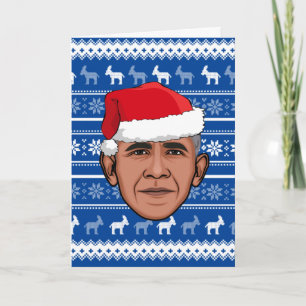 CARTÃO NATAL BARACK OBAMA