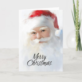 Cartão Natal Brilhante do Papai Noel