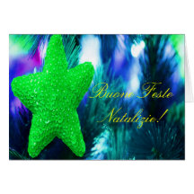 Natal Buone Feste Natalizale Green Star III
