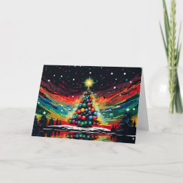 Cartão Natal caleidoscópico