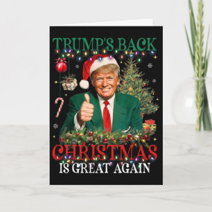 Cartão Natal Ck de Trump é Ótimo de Novo Engraçado Ch de