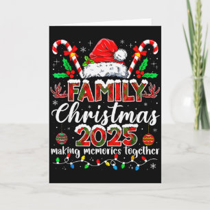 Cartão Natal Combinando Família Natal 2025