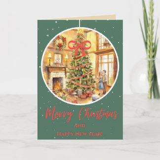 Cartão Natal da família