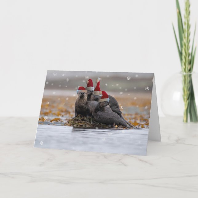 Cartão Natal da família Otter (Frente)
