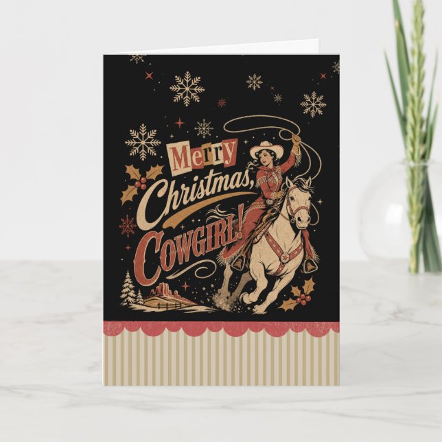 Cartão Natal da Vaqueira (Frente)