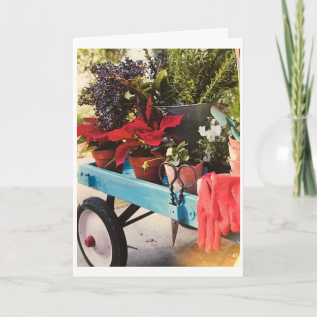 CARTÃO **NATAL DE MERCADORIAS** PARA MEU FAVORITO *JARDIM (Frente)