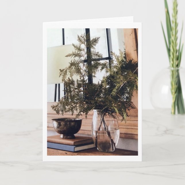 CARTÃO NATAL DESEJA ESTILO DE CASA (Frente)