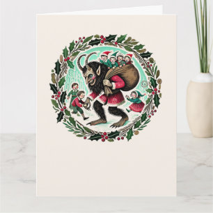 Cartão Natal do Krampus