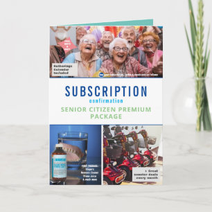 Cartão Natal do Pacote de Mais velho de brincadeira, Foto