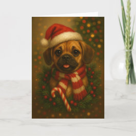 Cartão Natal do Puggle