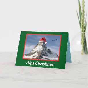 Cartão Natal dos Alpes