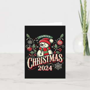 Cartão Natal em Família 2024 Família Correspondência Nata
