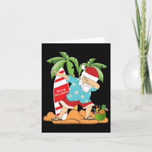 Cartão Natal Em Julho Dabbing Papais noeis Melancia Verão