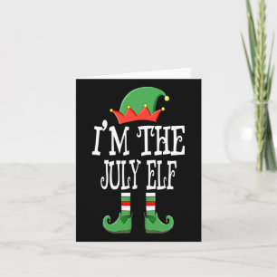 Cartão Natal Em Julho Elf Group Correspondendo Cristo Fam