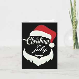 Cartão Natal Em Julho Engraçado Papai Noel