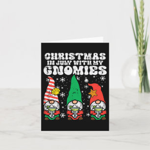 Cartão Natal Em Julho Gnomos Verão Xmas Matando A Mulher