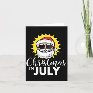Cartão Natal Em Julho T Camisa - Papais noeis Pulmões