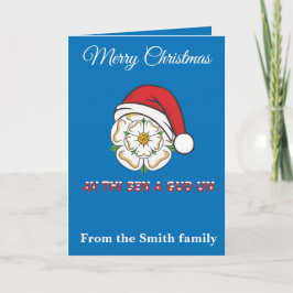 Cartão Natal em Yorkshire Av Esta Época É Um Bom
