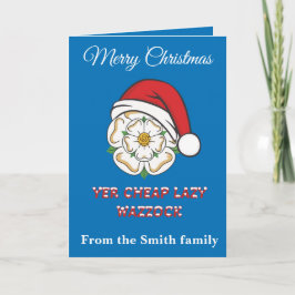 Cartão Natal em Yorkshire Você é um Preguiçoso Wazzock Ba