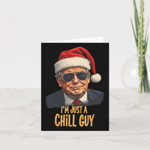 Cartão Natal Eu sou apenas uma Cara Engraçada Papais noei