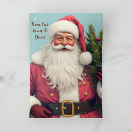 Cartão Natal Férias Papai Noel