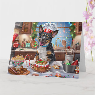 Cartão Natal Festivo do Feriado de Bovinos Australiano