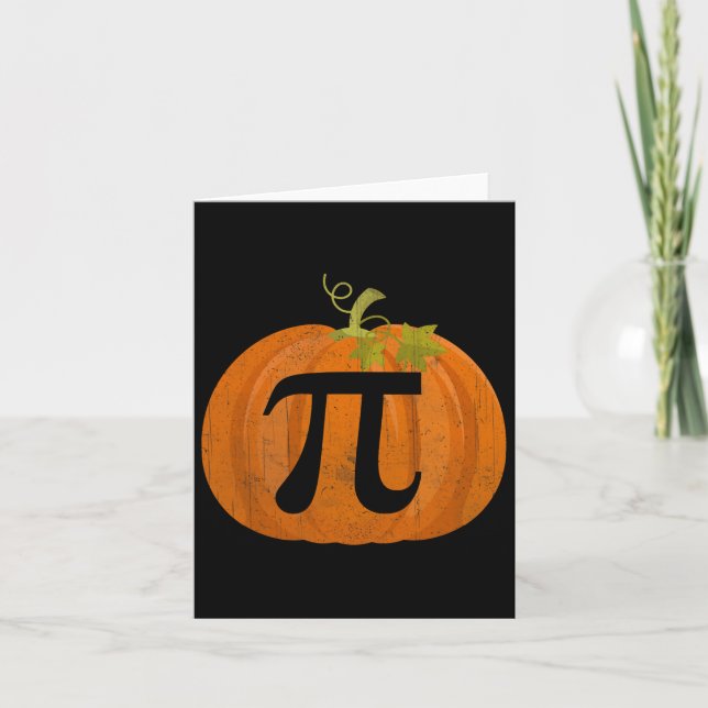 Cartão Natal - Geeks de Matemática Divertidos - Torta de  (Frente)