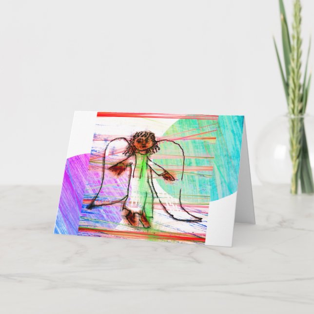 Cartão Natal Herald Angel rejuice (Frente)