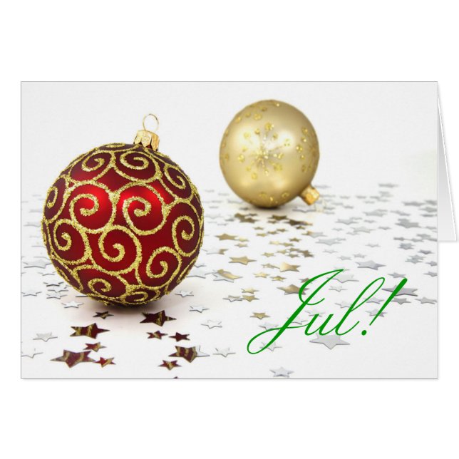 Cartão Natal Jul I (Frente Horizontal)