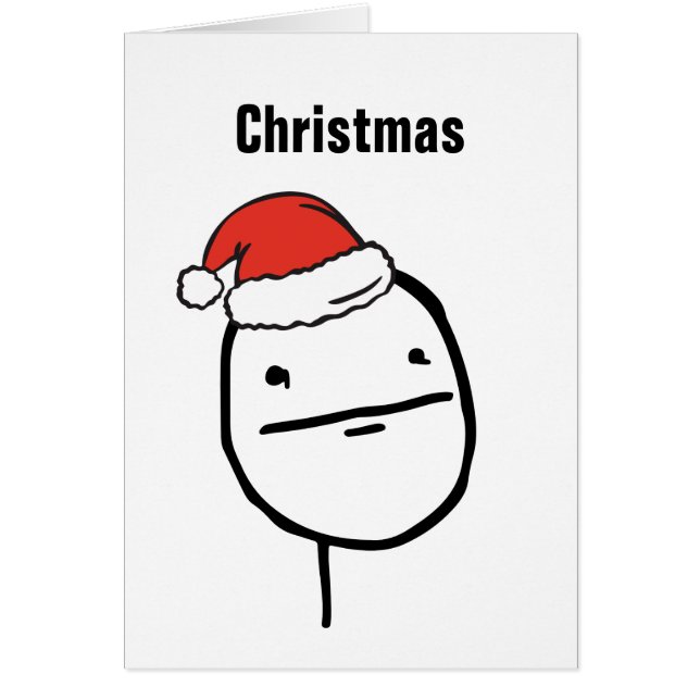 Cartão Natal Le Me Memes Sem Impressão Personalizado EDIT (Frente)