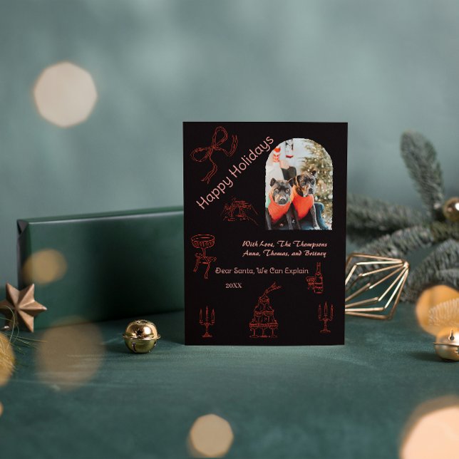 Cartão Natal manuscrito (Criador carregado)