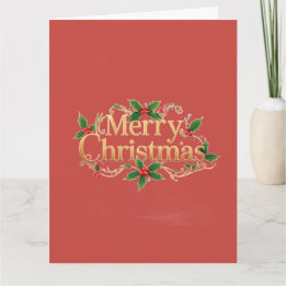 Cartão Natal Minimalista Feliz