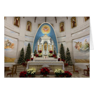 Cartão Natal Monte Carmel Padre Pio Gemma Galgani