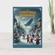 Natal na Carta da Tartária Conspiração Vintage 