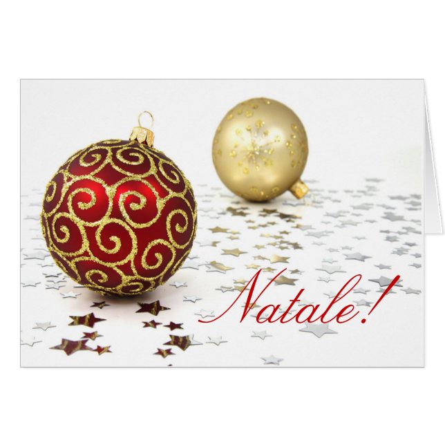 Cartão Natal Natale (Frente Horizontal)