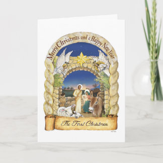 Cartão Natal Natividade, Cartão Artista