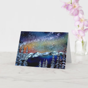 Cartão Natal no lago Tahoe