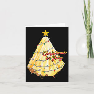 Cartão Natal No Verão De Abacaxi De Julho